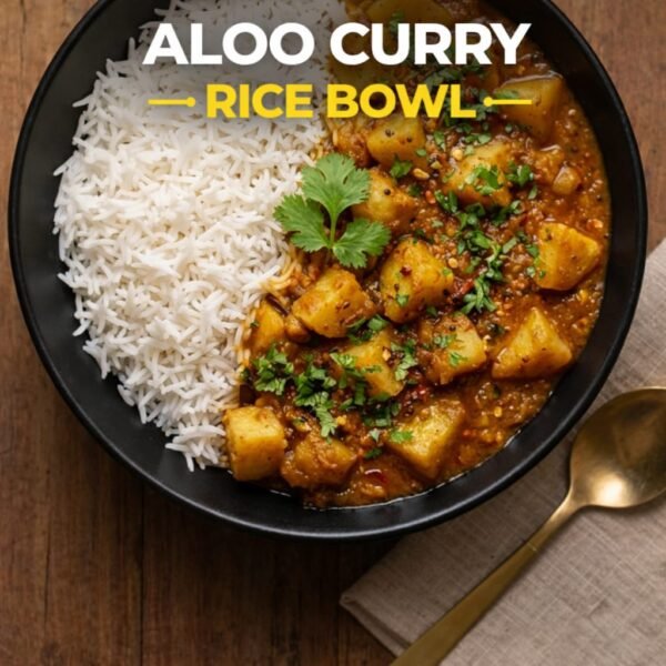 Aloo Curry Rice Bowl
