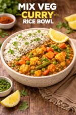 Mix Veg Curry Rice Bowl