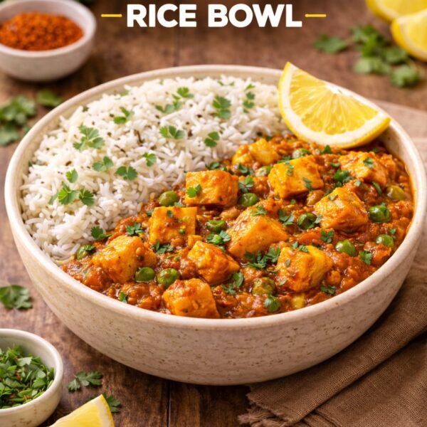 Paneer Masala Rice Bowl