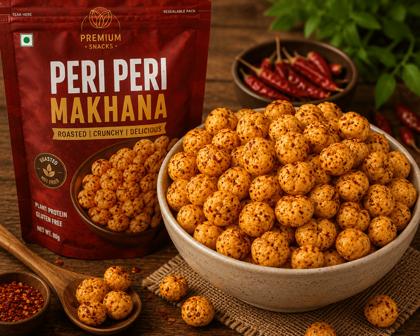 Peri Peri Makhana - Image 1