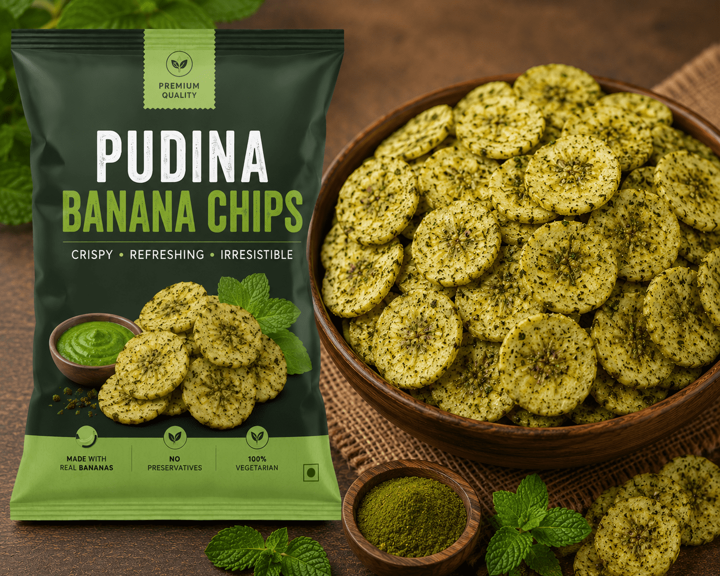 Pudina Banana Chips - Image 1