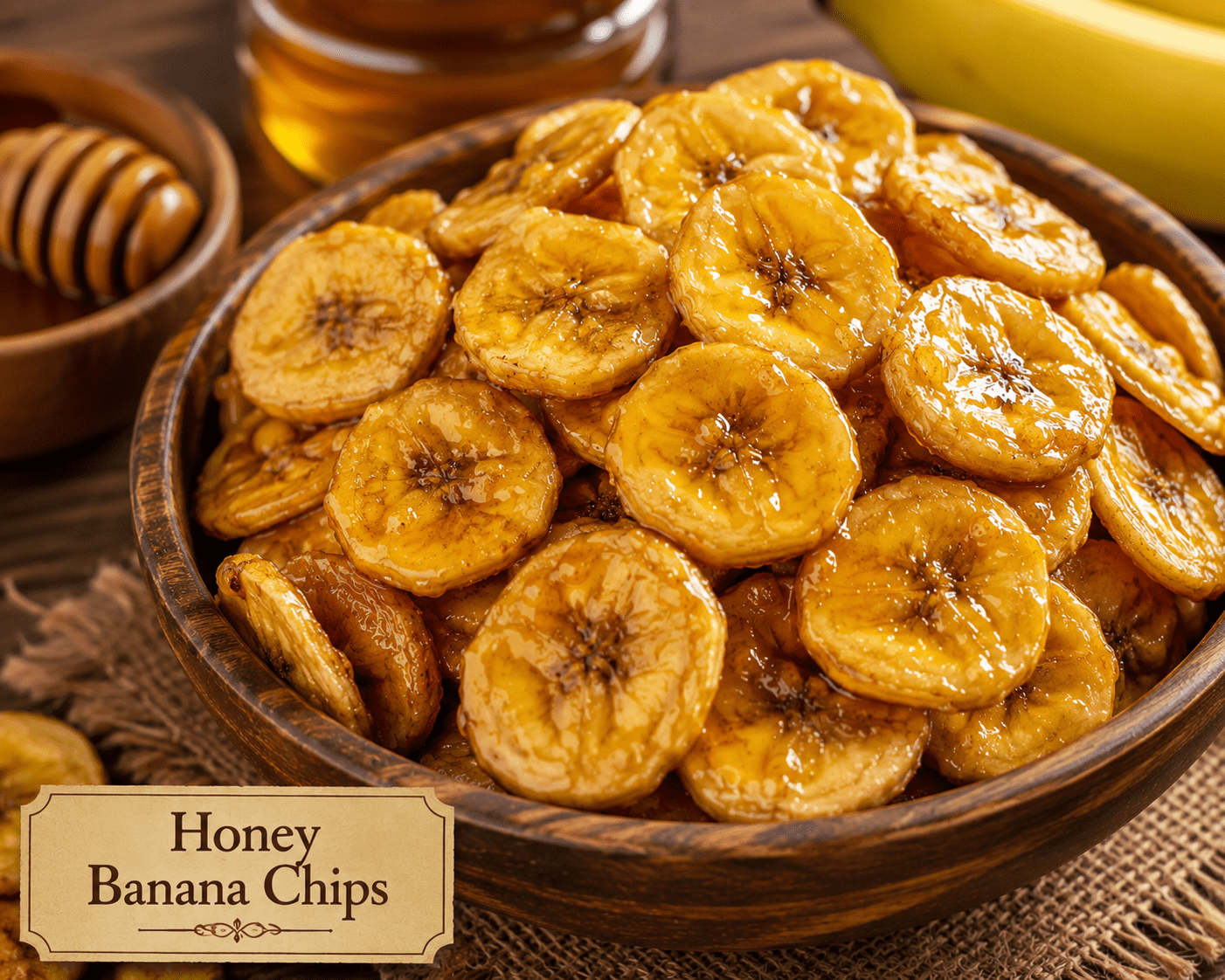 Honey Banana Chips - Image 1