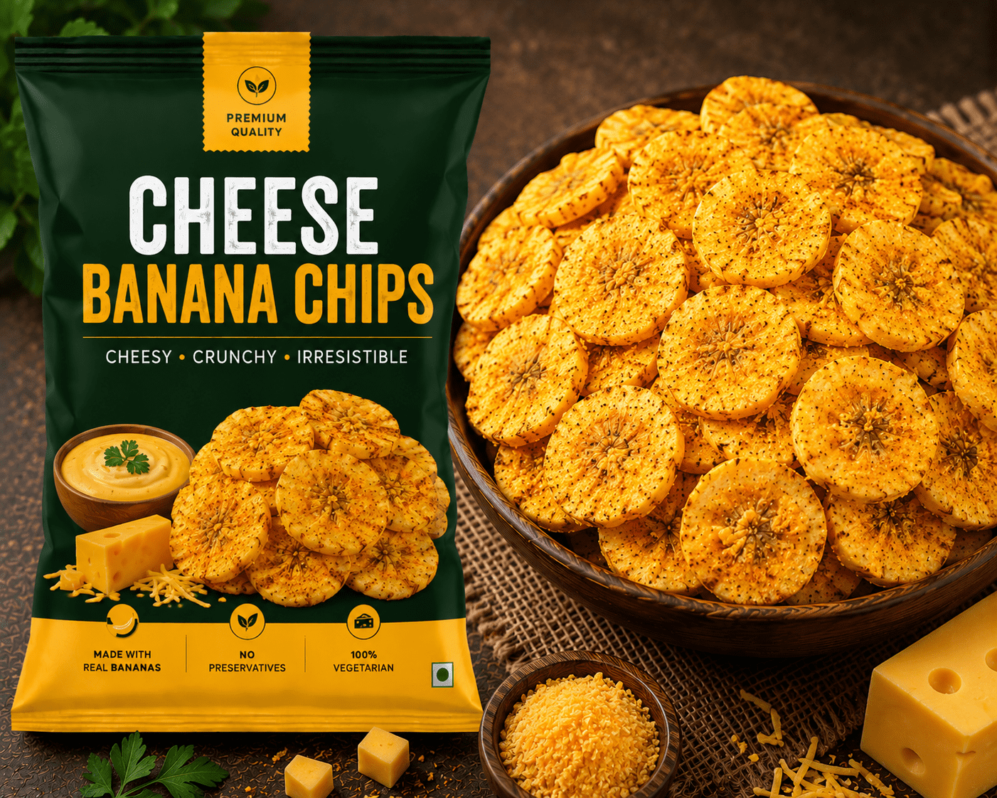 Cheese Banana Chips - Image 1