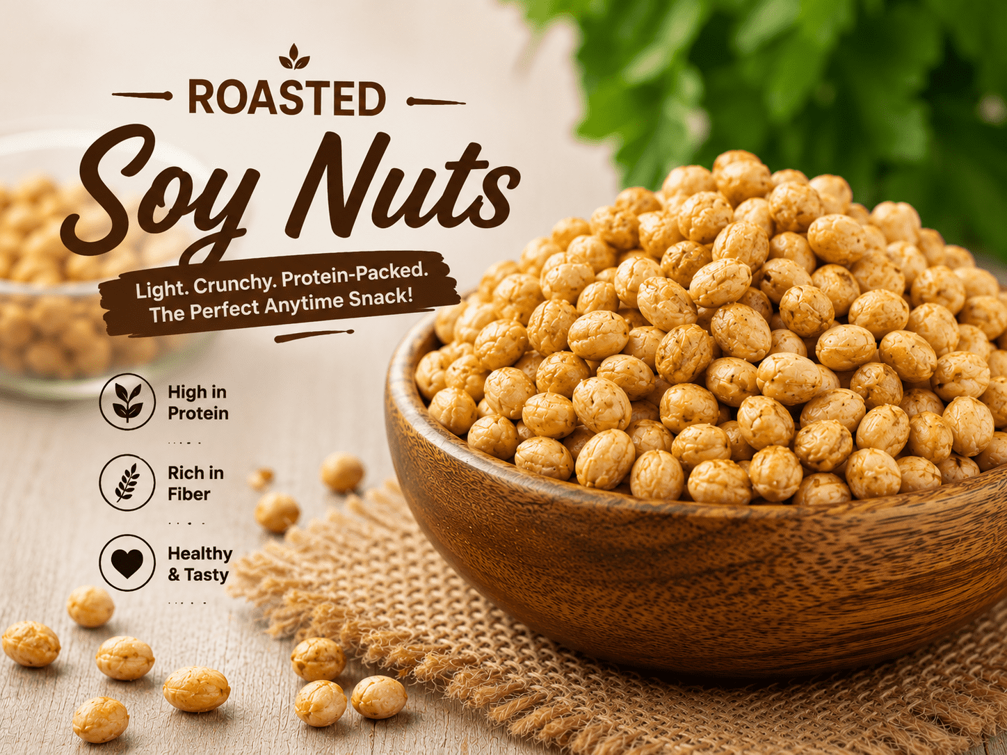 Roasted Soy Nuts - Image 1