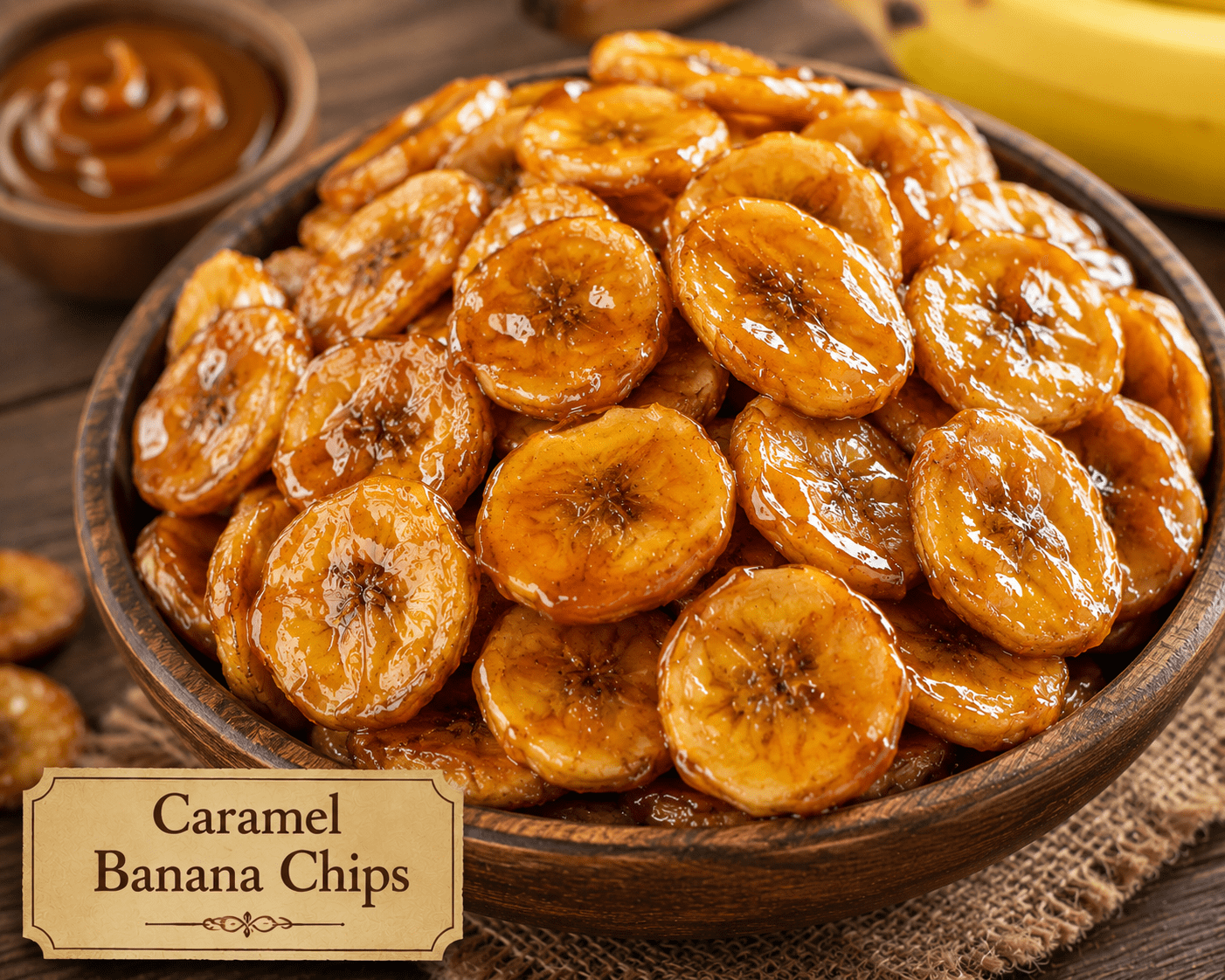 Caramel Banana Chips - Image 1