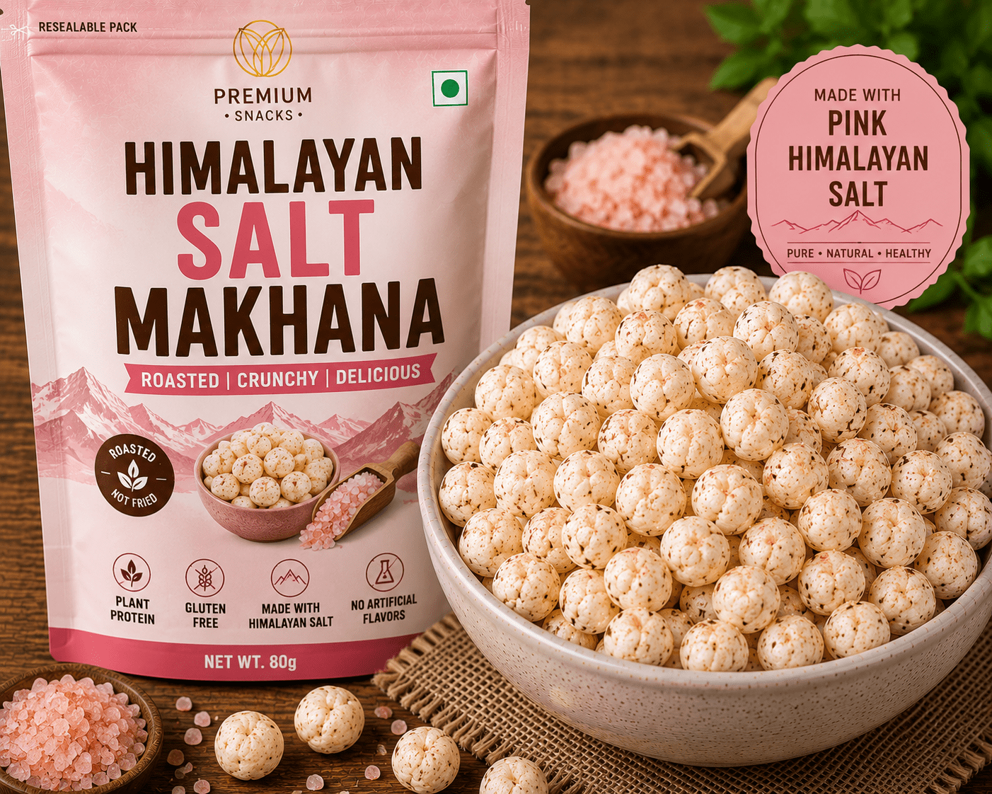 Himalayan Salt Makhana - Image 1