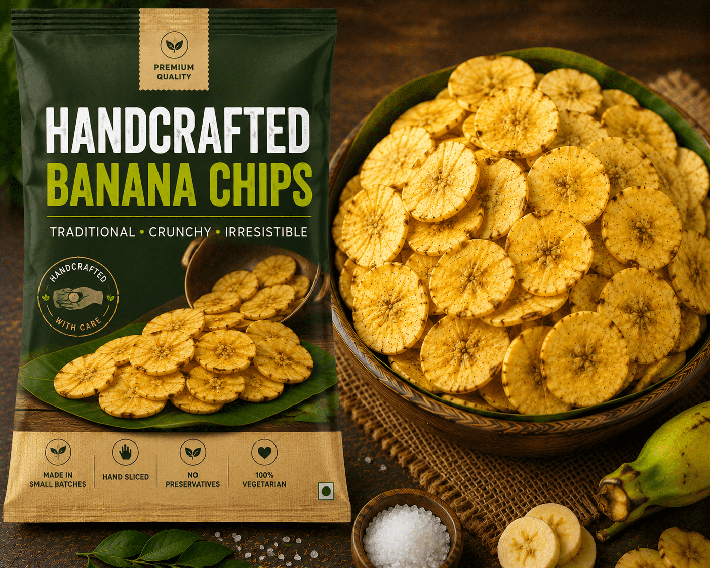 Handcrafted Banana Chips - Image 1