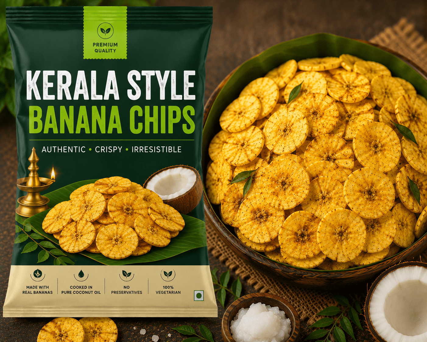 Kerala Style Banana Chips - Image 1