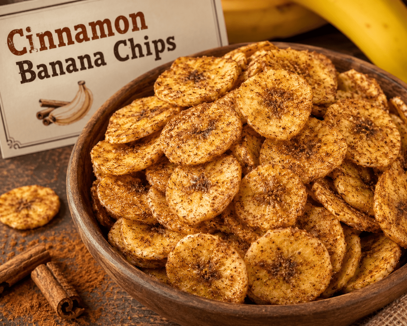 Cinnamon Banana Chips - Image 1